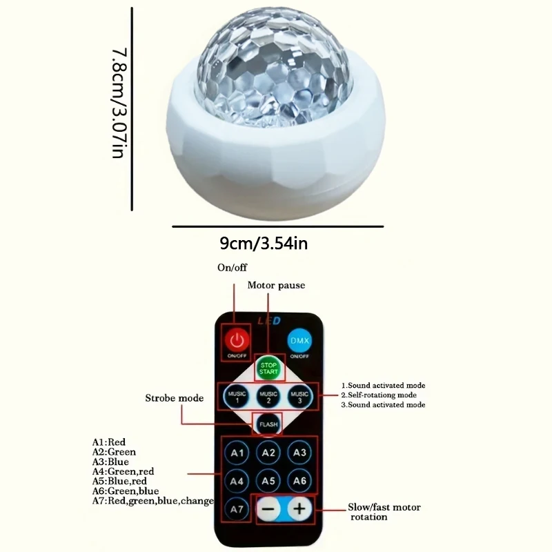 Northern Lights Starry Sky Projector Lamp LED Atmosphere Light Night Aura Aurora Glowing Lamp for Room Party Decoration Gifts - Imagen 6